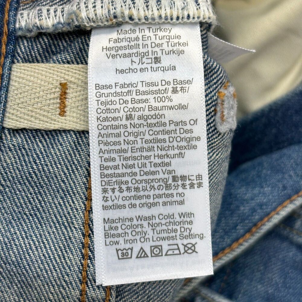 NWT Madewell Women Pieced Barrel Leg Jeans Size 29T 29 Tall Denim D125 -9 - Picture 10 of 16